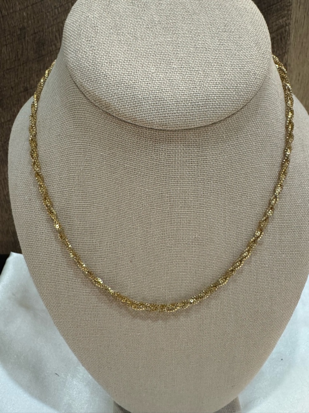 Nordstrom Rack Shimmering Gold Rope Necklace